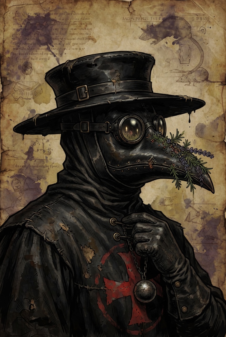 The Black Death — plague doctor